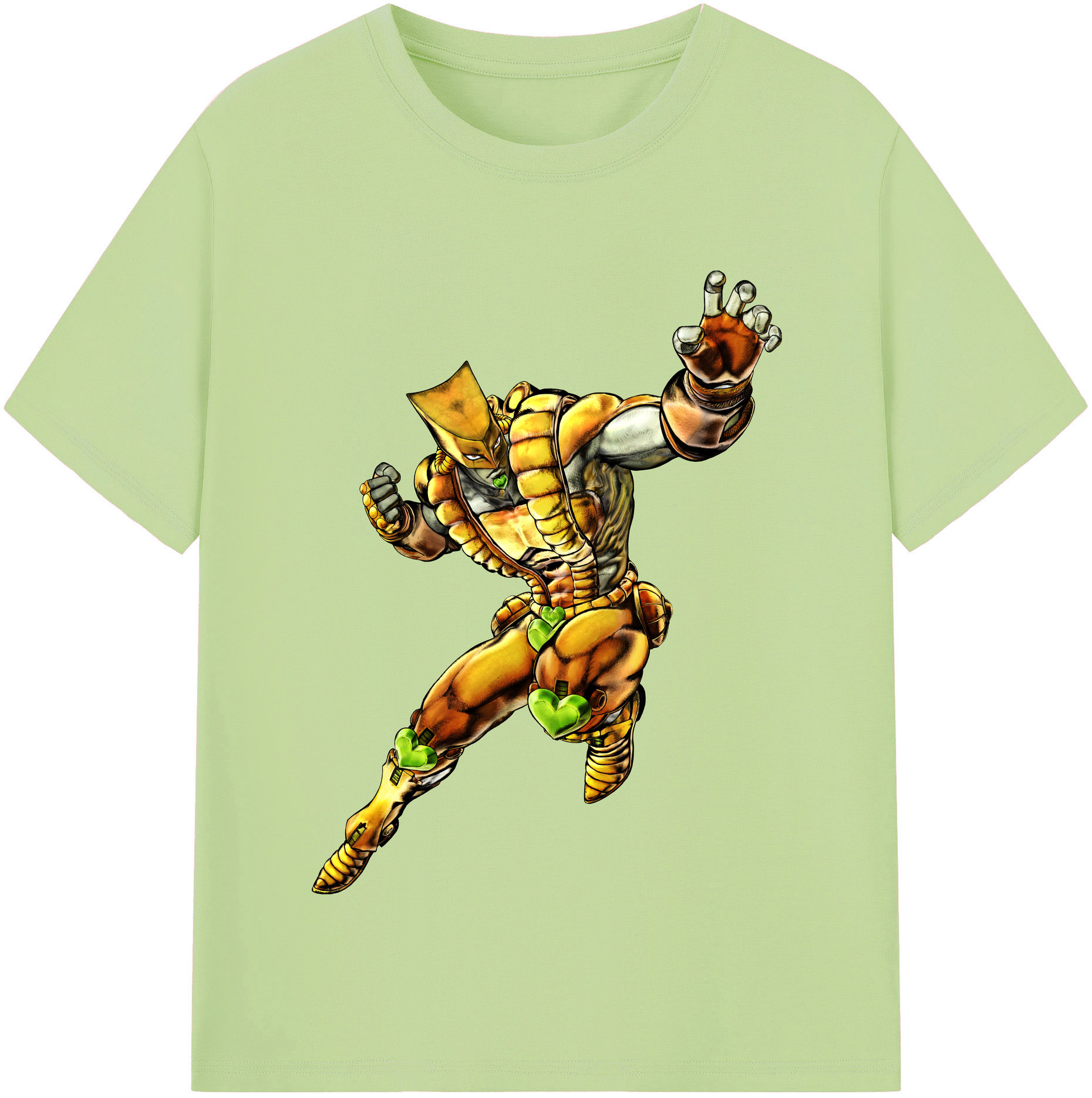 （画像用） ジョジョの奇妙な冒険 ディオ?ブランドー JoJo's Bizarre Adventure Dio Brando 綿100％半袖Tシャツ（フロントプリント）